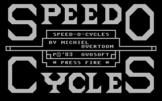 C64 GameBase Speed-O-Cycles Ovosoft 1983