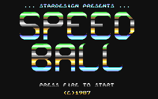 C64 GameBase Speed_Ball Stardesign 1987