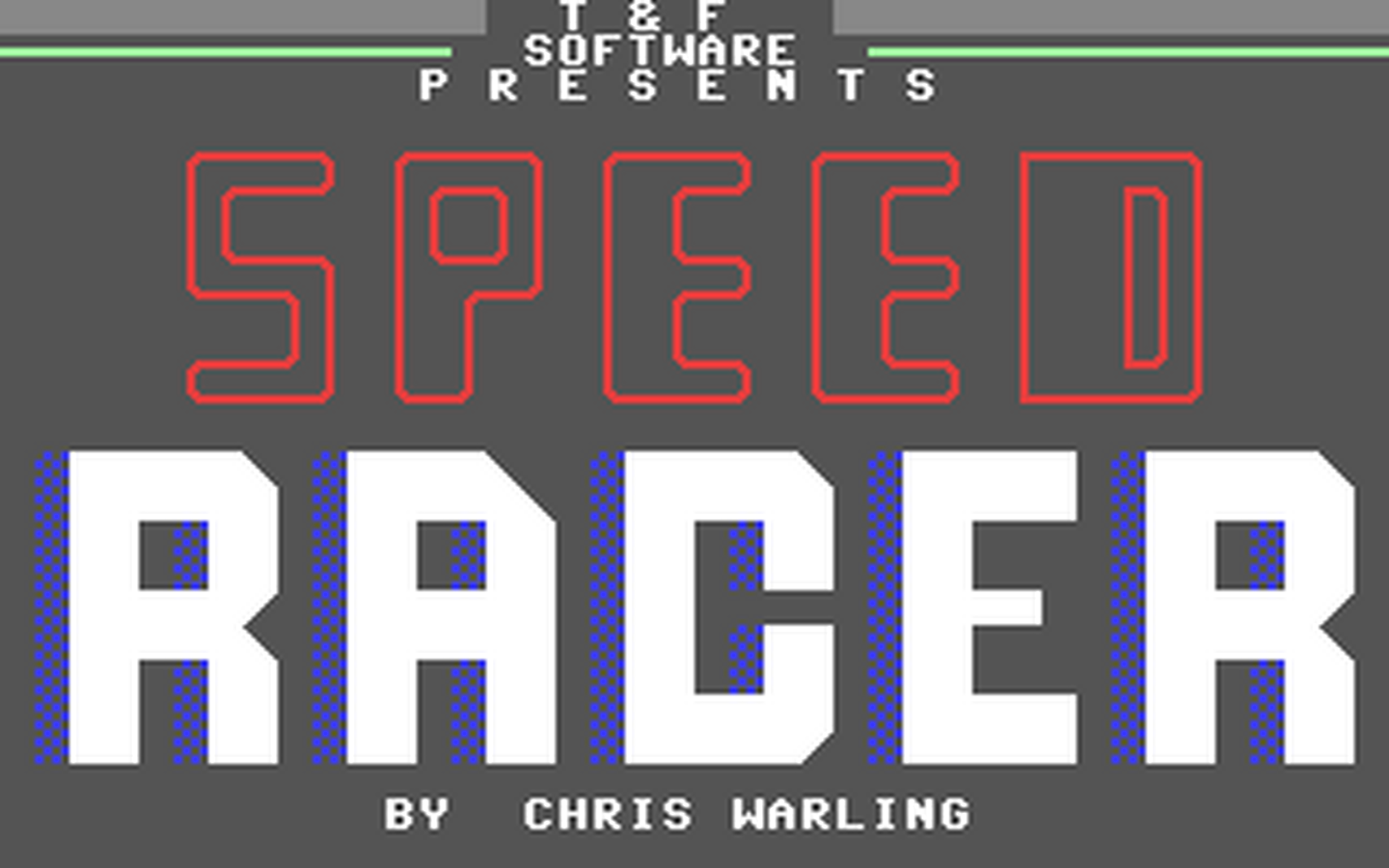 C64 GameBase Speed_Racer T&F_Software 1983