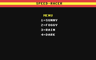 C64 GameBase Speed_Racer Addison-Wesley_Publishers_Ltd./Corgi 1984