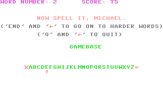 C64 GameBase Spelling_Bee COMPUTE!_Publications,_Inc./COMPUTE!'s_Gazette 1983