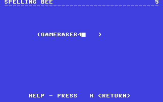 C64 GameBase Spelling_Bee Commodore_Educational_Software