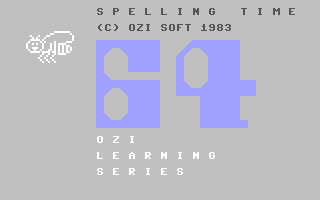 C64 GameBase Spelling_Time OziSoft 1983