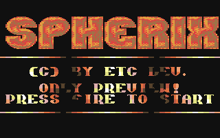 C64 GameBase Spherix_[Preview] (Preview) 1997