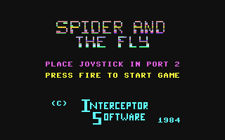 C64 GameBase Spider_and_the_Fly Interceptor_Software 1984