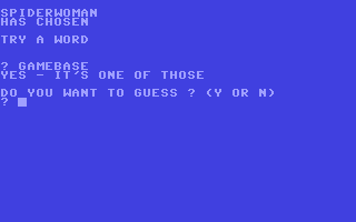 C64 GameBase Spiderwoman Usborne_Publishing_Limited 1983