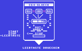 C64 GameBase Spielautomat_C64-Glück Markt_&_Technik/Computer_Persönlich 1984