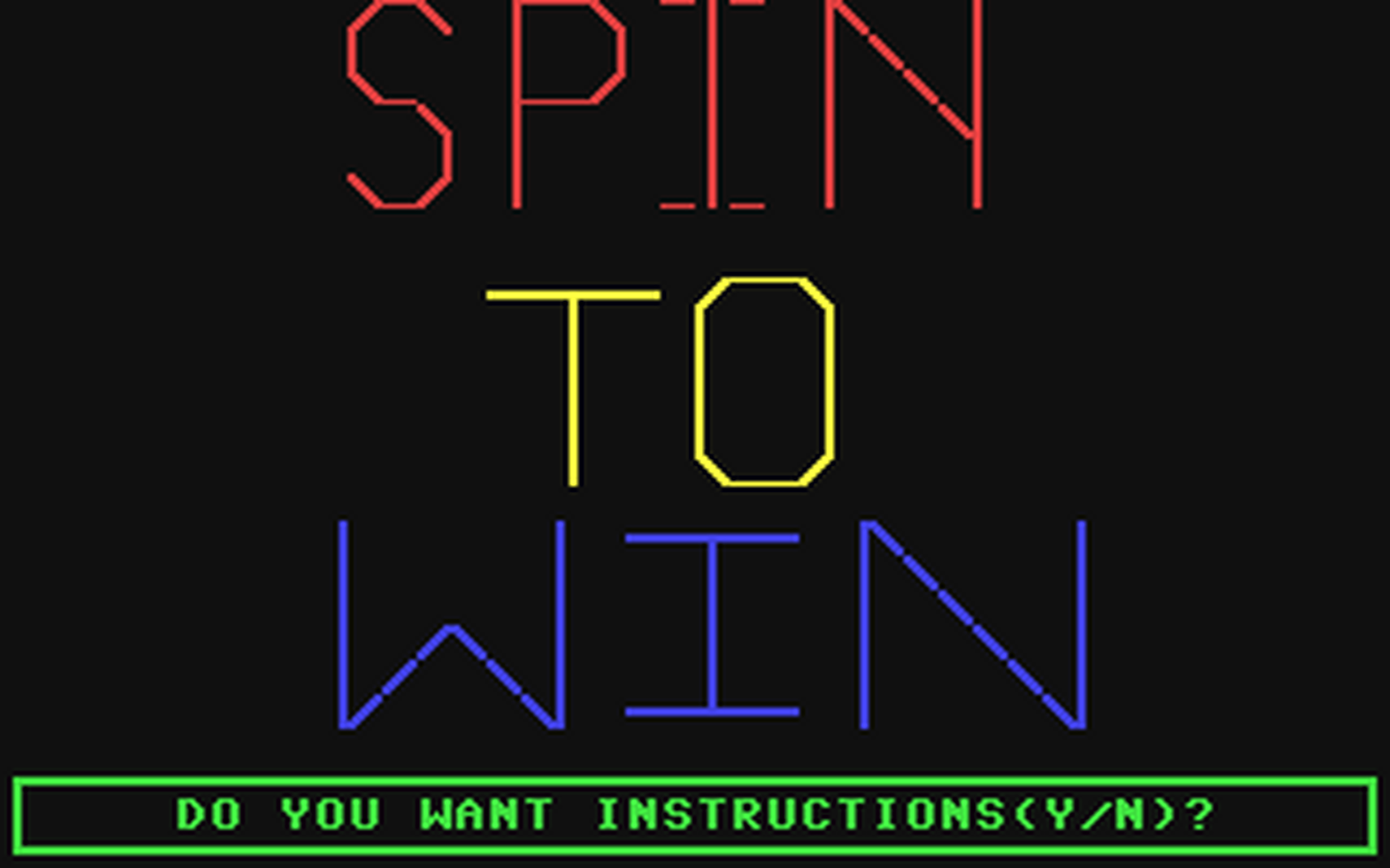 C64 GameBase Spin_to_Win Keypunch_Software
