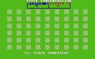 C64 GameBase Stack_Concentration Stack_Computer_Services_Ltd. 1983
