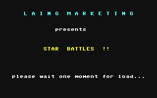 C64 GameBase Star_Battles Laing_Marketing_Ltd. 1984