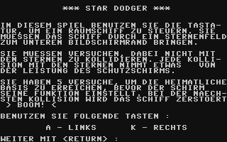 C64 GameBase Star_Dodger