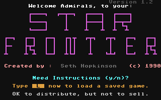 C64 GameBase Star_Frontier 1990