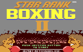 C64 GameBase Star_Rank_Boxing_II Activision/Gamestar 1987