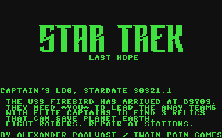C64 GameBase Star_Trek_-_Last_Hope PhoenixWare 2021