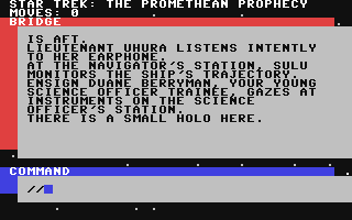 C64 GameBase Star_Trek_-_The_Promethean_Prophecy Simon_&_Schuster,_Inc. 1986