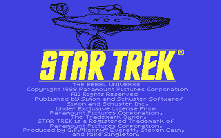 C64 GameBase Star_Trek_-_The_Rebel_Universe Firebird 1989