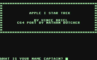 C64 GameBase Star_Trek (Public_Domain) 2012