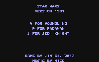 C64 GameBase Star_Wars_-_Version_1981 (Public_Domain) 2017