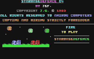 C64 GameBase Starbase_Defence_64 Anirog_Software 1983