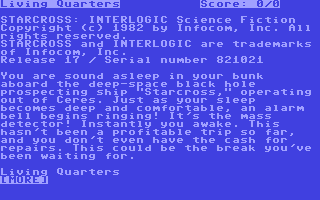 C64 GameBase Starcross Commodore/Infocom 1982