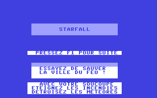 C64 GameBase Starfall Tilt-micro-jeux/Editions_Mondiales_S.A. 1984
