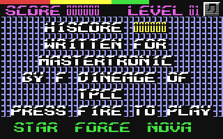 C64 GameBase Starforce_Nova Mastertronic 1987