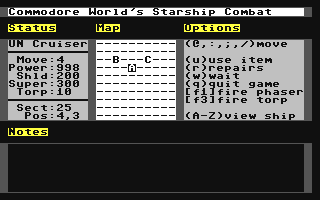 C64 GameBase Starship_Combat Creative_Micro_Designs,_Inc./Commodore_World 1995