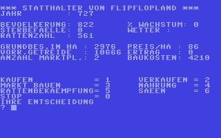 C64 GameBase Statthalter_von_Flipflopland Pflaum_Verlag_München 1985
