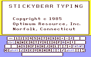 C64 GameBase Stickybear_Typing Weekly_Reader/Optimum_Resource,_Inc. 1985