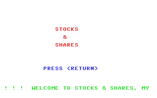 C64 GameBase Stocks_&_Shares