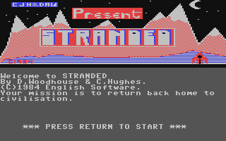 C64 GameBase Stranded English_Software 1984