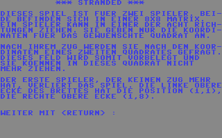 C64 GameBase Stranded