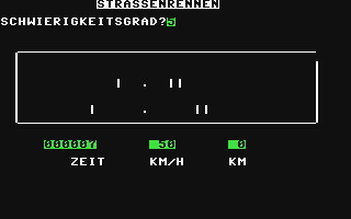 C64 GameBase Straßenrennen SYBEX_Verlag 1984