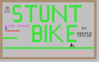C64 GameBase Stunt_Bike Ocean 1984
