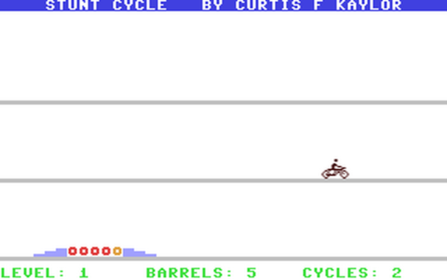 C64 GameBase Stunt_Cycle RUN 1988