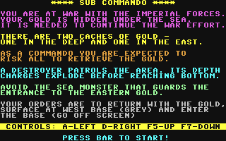 C64 GameBase Sub_Commando Pitman_Publishing_Ltd. 1984