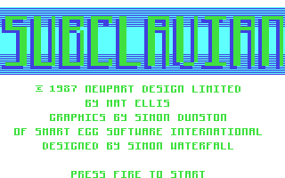C64 GameBase Subclavian_[Preview] Newpart_Design_Ltd. 1988