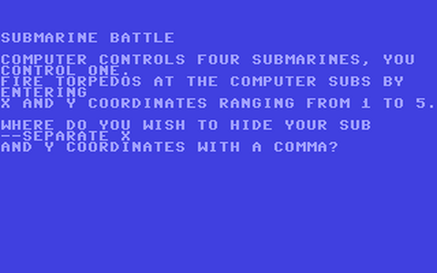 C64 GameBase Submarine_Battle Tab_Books,_Inc. 1981