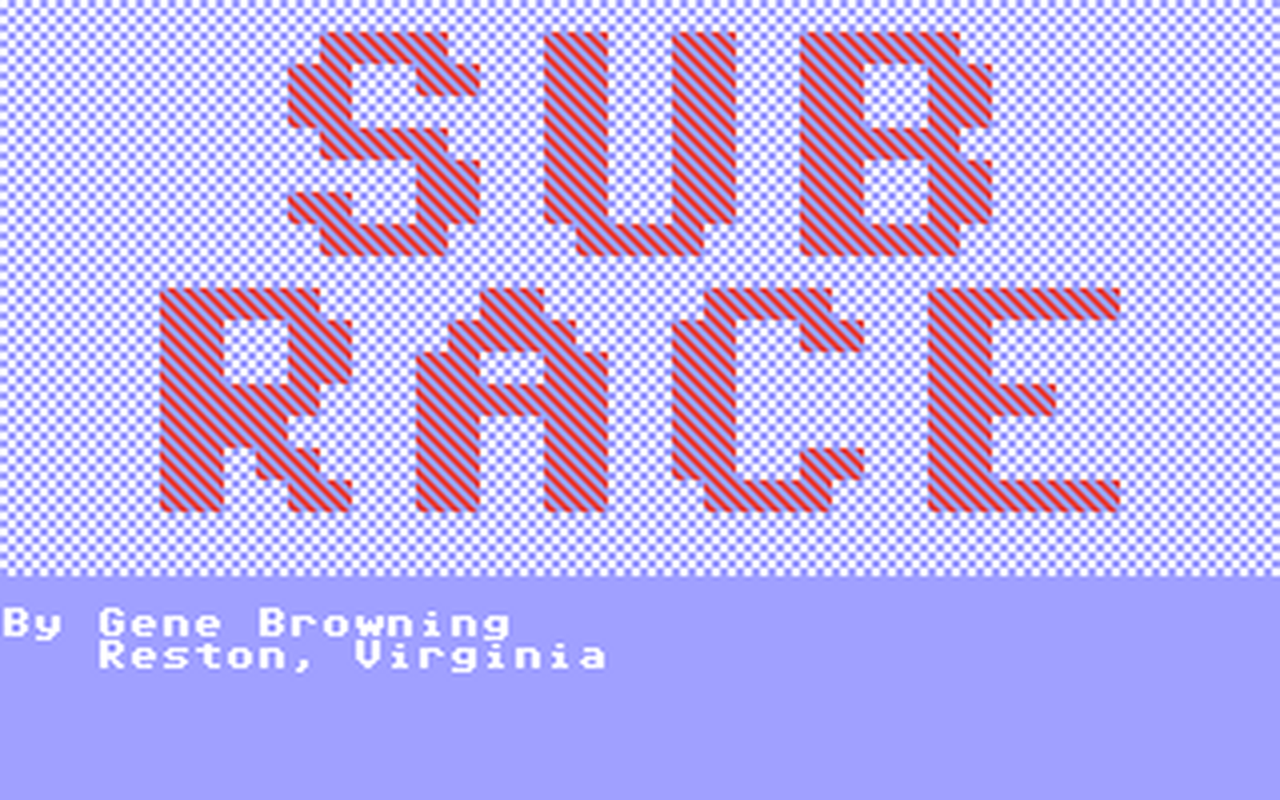 C64 GameBase Submarine_Race (Public_Domain)
