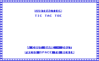 C64 GameBase Substraction_Tic_Tac_Toe (Not_Published) 2017