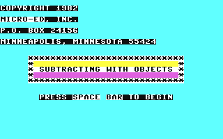 C64 GameBase Subtracting_with_Objects Micro-Ed,_Inc. 1982