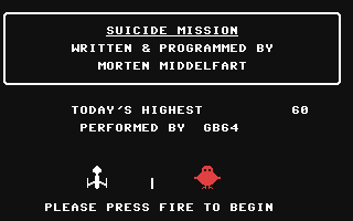 C64 GameBase Suicide_Mission Ny_Elektronik_ApS/SOFT_Special 1985