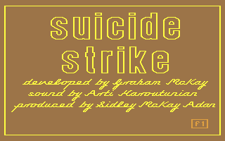 C64 GameBase Suicide_Strike Tronix 1983