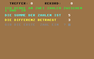 C64 GameBase Summen_und_Differenzen Moderne_Verlags-Gesellschaft 1984