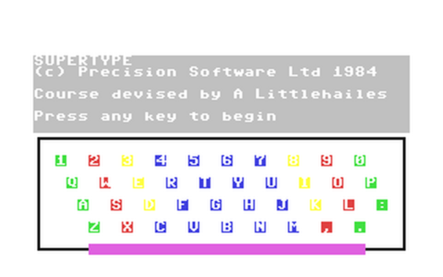 C64 GameBase Supertype Precision_Software_Ltd. 1984