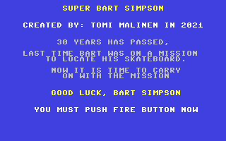 C64 GameBase Super_Bart_Simpson (Public_Domain) 2021