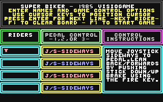 C64 GameBase Super_Biker Visiogame 1985