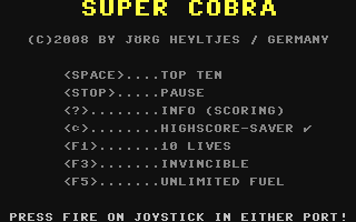 C64 GameBase Super_Cobra (Public_Domain) 2008