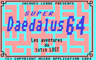 C64 GameBase Super_Daedalus_64_-_Les_aventures_du_lutin_LOST Micro_Application 1984