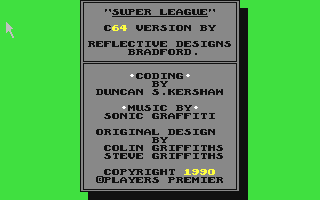 C64 GameBase Super_League Players_Premier 1990